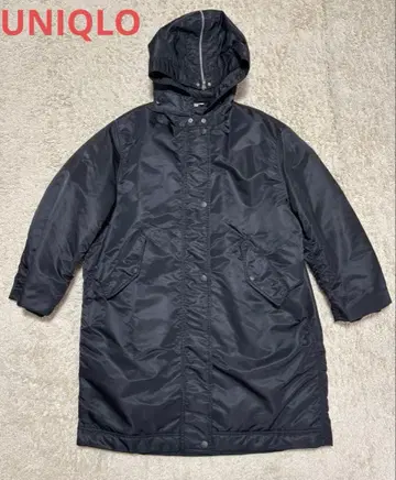 UNIQLO 밀리터리 코트 모즈 코트 나일론 블랙 XXL