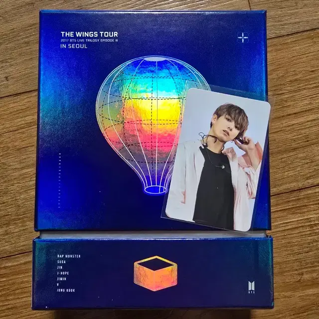 방탄 BTS 윙즈투어 서울 디비디 정국포카