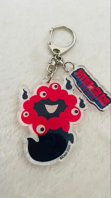 오사카 만박 2025 유령 먁먁 아크릴 키링 첫 귀 괴담