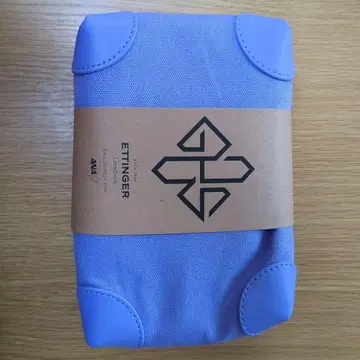 퍼스트 클래스 ETTINGER 트래블 파우치 ANA 로고 포함