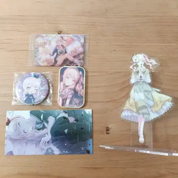 아키야마 미즈키 아크릴 스탠드 캔뱃지 카드 세트