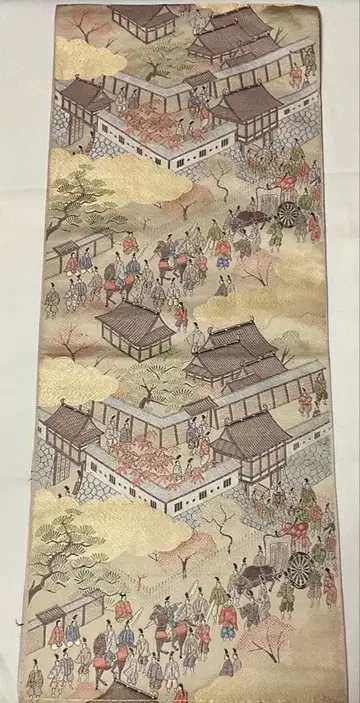 전통적인 일본 풍경의 육통 오비 1204