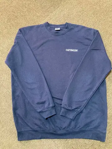 90s 맨투맨 네이비 기업 M