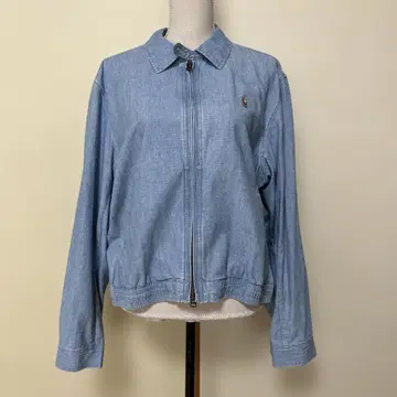 랄프 로렌 데님 스윙탑 라이트 블루 사이즈 L