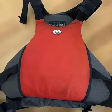 mont-bell 구명 조끼 L/ML 빨간색/그레이