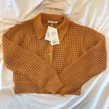 [ UNITED ARROWS ] 오렌지 니트 가디건 M 사이즈