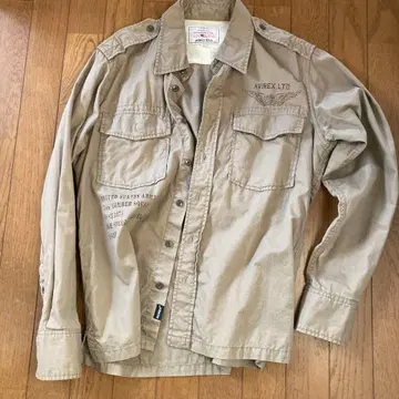 AVIREX LTD 밀리터리 자켓 M 사이즈 베이지
