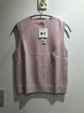 유니클로 UNIQLO C 캐시미어 크루넥 숏 스웨터