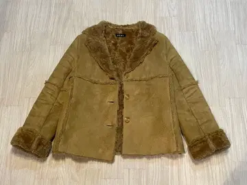 자켓 무스탕 인조 모피 여성용