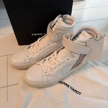 PIERRE HARDY 화이트 하이컷 스니커즈