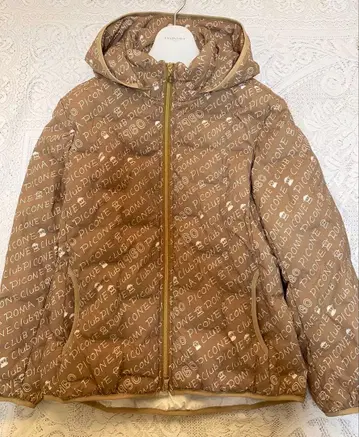 피코네 후드 부착 블루종