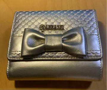 안나수이 ANNA SUI 골드 리본 가마구치 지갑