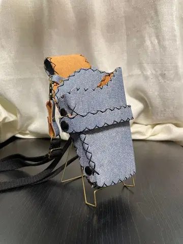 데님 가죽 시저 케이스 3개