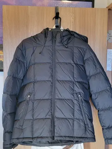 레이지블루 블랙 다운 자켓 더블 지퍼