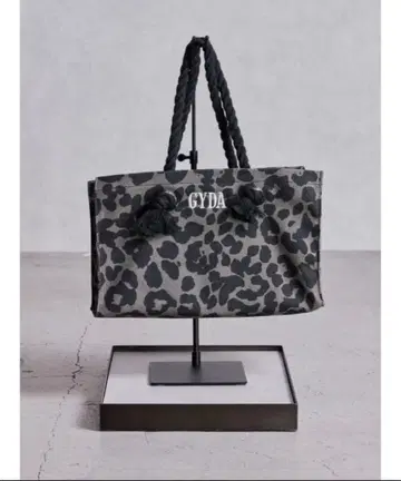 GYDA 레오파드 무늬 로프 S 토트백