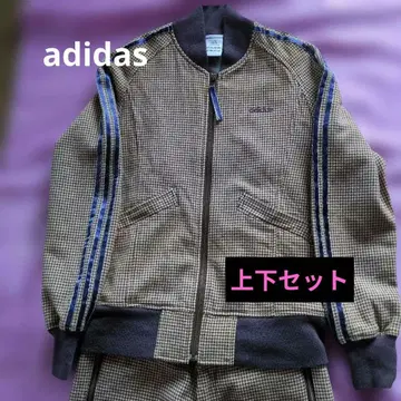 [ 초레어 ] adidas 아디다스 체크 무늬 셋업