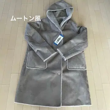 무스탕풍 & 퍼 리버서블 코트