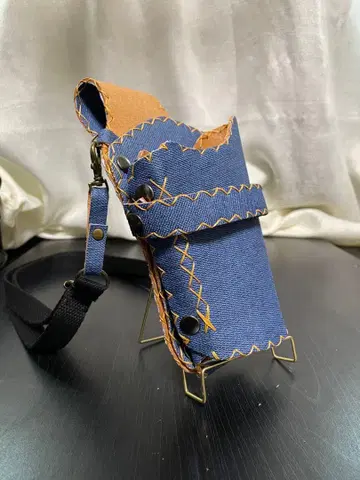 데님 가죽 시저 케이스 3개