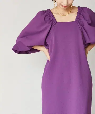 VERMEIL par iena 저리 BIG 슬리브 원피스