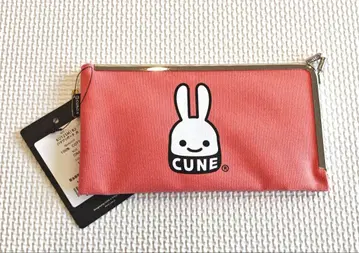 CUNE 조개 파우치 대 소품함 코인 케이스 토끼