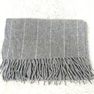 유나이티드 애로우즈 그린 라벨 캐시미어 100% 그레이 스트라이프