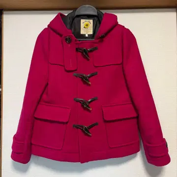 레이빔즈 핫 핑크 더플 코트 사이즈 0 울