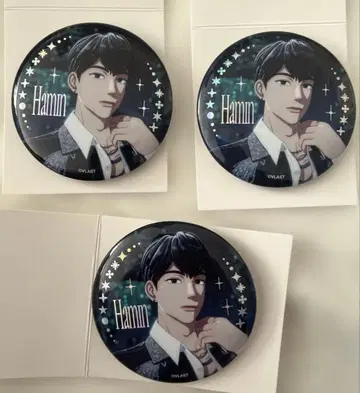 PLAVE 캔뱃지 하민 3개