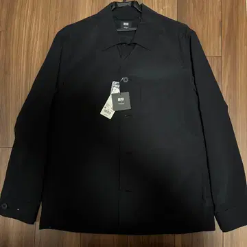 UNIQLO x Theory 블랙 감도 셔츠 자켓