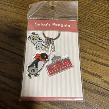 Suica 펭귄 3단 아크릴 키링 도쿄역