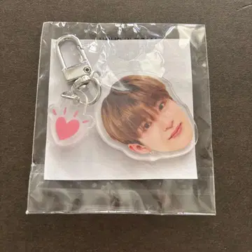 TREASURE 아사히 얼굴 아크링 키링 희로애락 캡슐 토이 희