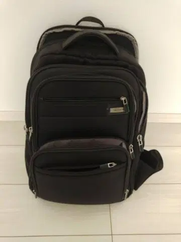 블랙 멀티 포켓 비즈니스 백