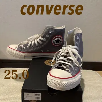 컨버스 하이컷 스니커즈 그레이 25.0cm