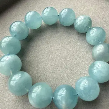 아쿠아 마린 팔찌 스카이블루 16.4mm