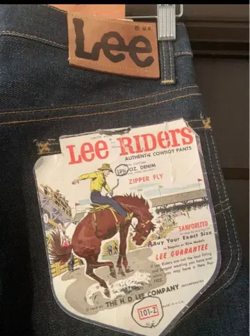 LEE101Z 미사용 새상품 데드스탁 LEE101 사이드 블랙택