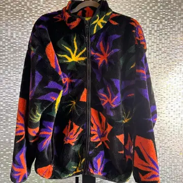 미사용 HUF 플리스 자켓 멀티 컬러