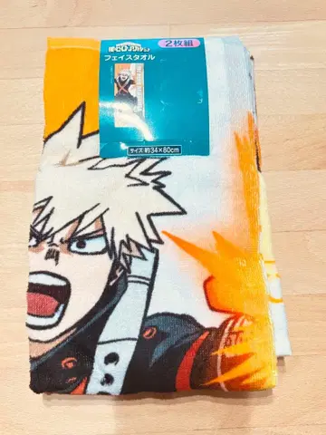 나의 히어로 아카데미아 바쿠고 카츠키 시마무라 페이스타월 2장 세트