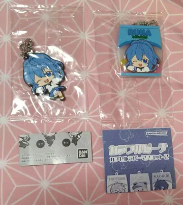 컬러풀 피치 캡슐 러버 마스코트 루나 2종 세트