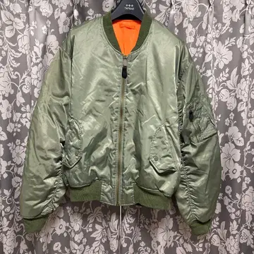 올리브 그린 MA-1 플라이트 자켓