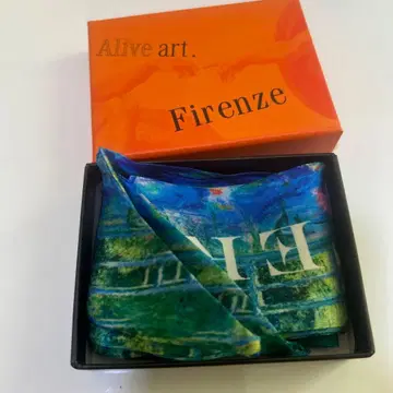 모네 수련 스카프 프티 스카프 미니 스카프 대만 레어