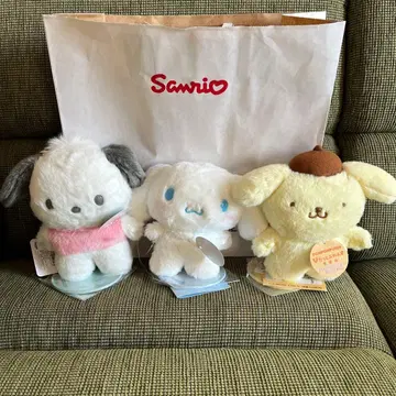 산리오 봉제 인형 3체 세트