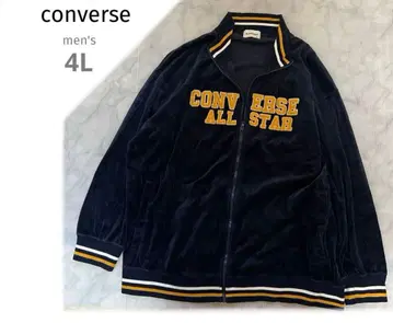 컨버스 네이비 벨로아 저지 자켓 4L 3XL 빈티지