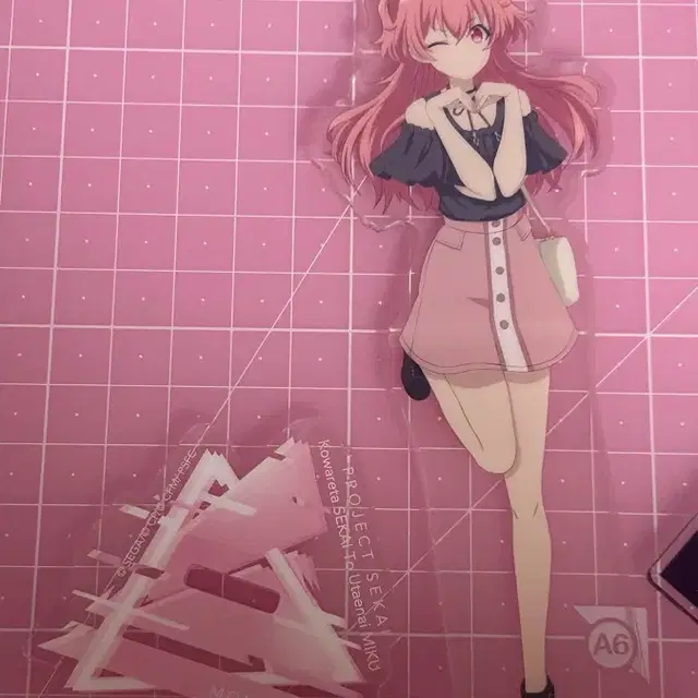 프세카 모모이 아이리 아크릴 스탠드 극장판 사복