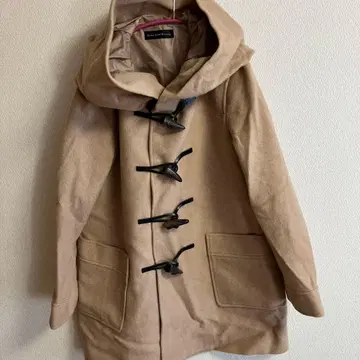 Green Label Relaxing 베이지 더플 코트