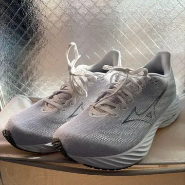 MIZUNO WAVE RIDER 28 러닝화 24.5 화이트