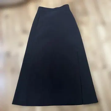 나인알 리사이클 슬릿 롱 스커트 블랙 S