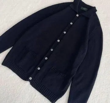 [ 새상품급 ] 자노네 ZANONE 네이비 가디건 사이즈 50