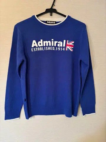 [ 미사용 새상품 ] Admiral 골프 스웨터 파랑