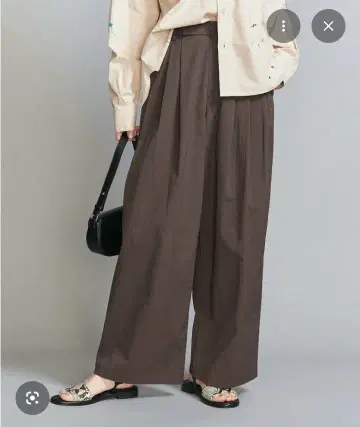 BEAUTY&YOUTH UNITED ARROWS 코튼 나일론 와이드