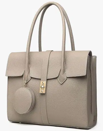 [ 새상품급 ] GUSCIO ITALY 베이지 토트백 노멀 사이즈