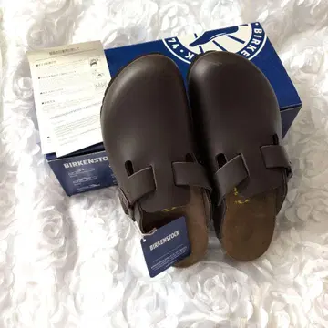 BIRKENSTOCK 사보 클로그 샌들 37 다크 브라운